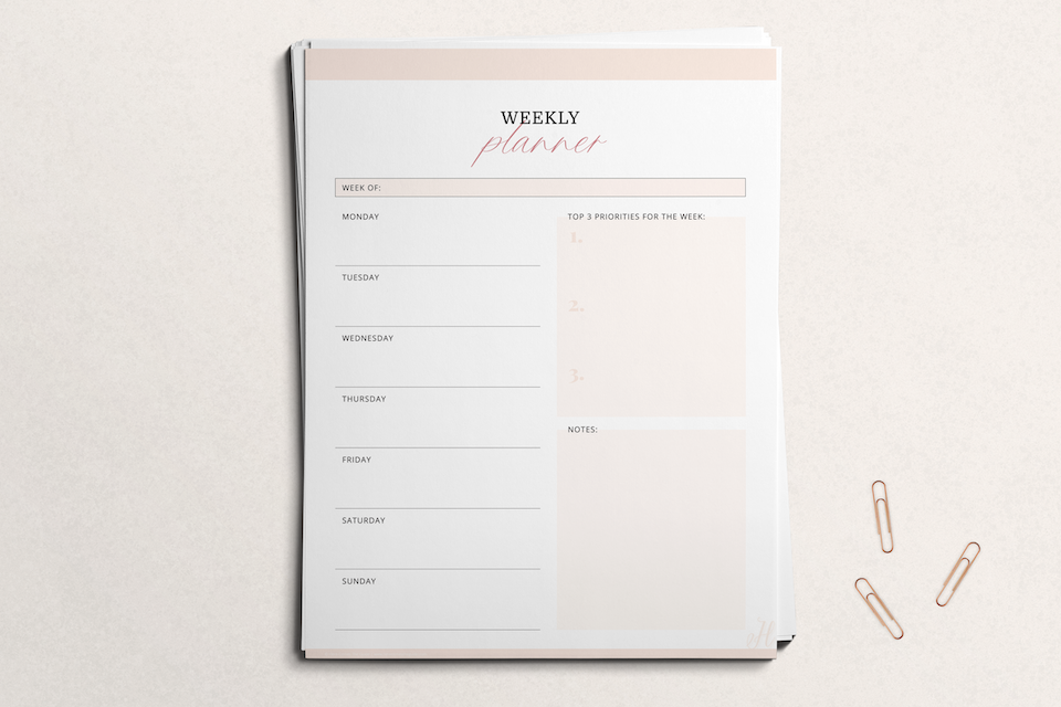 Weekly Planner